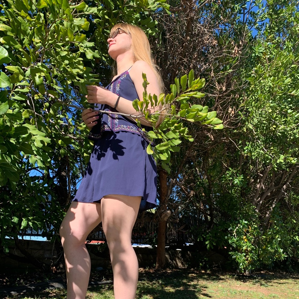 navy blue romper🌊